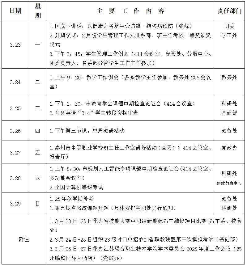 2025/2026ѧ��ڶ�ѧ�ڵ����ܹ������ű�